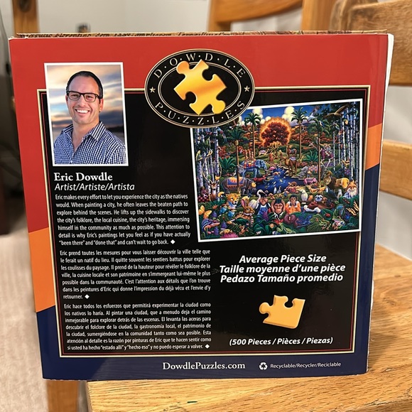 Dowdle Puzzle Jigsaw Puzzle Animals of Eden 500 pieces excellent condition - Picture 3 of 11